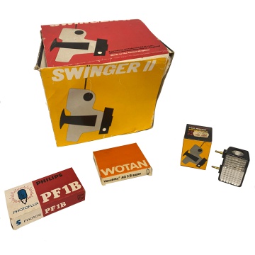 Image of Vintage Technology Prop Store   Cameras   Polaroid Swinger II Camera