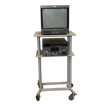 Picture of Vintage Technology Prop Store   Vintage Television Props   AV CRT Monitor Trolley Stand