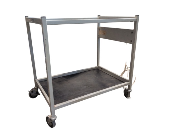 Image of Vintage Technology Prop Store   Vintage Television Props   Early 70s Mobile Equipment Trolley
