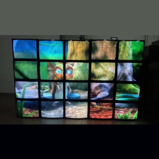 Pure Energy - Retro CRT Video Walls   5x4 Barco CRT Videowall System