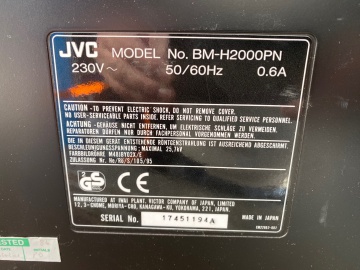 Picture of In Storage Unit H30   JVC Monitor BM-H2000PN