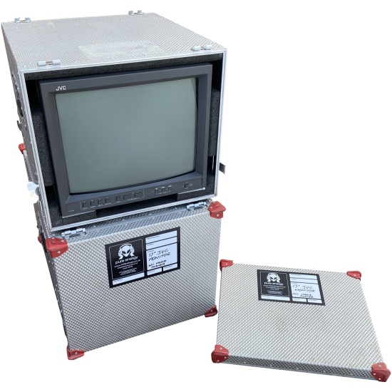 Picture of Vintage Technology Prop Store   Vintage Television Props   Flightcased JVC 17