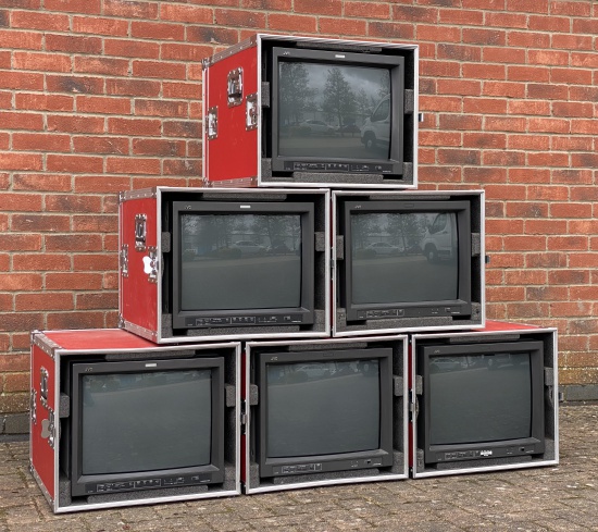 Pure Energy - TV and Monitor Stacks   Vintage TV Stacks   Monitor Stack (Flightcased)