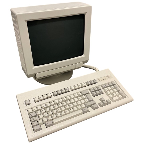 Image of Vintage Technology Prop Store   Office Equipment   Computer Props   Computer Monitors   Philips Professional Monitor
