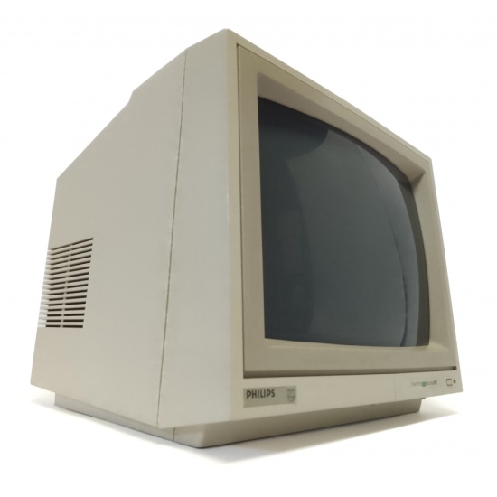 Image of Vintage Technology Prop Store   Office Equipment   Computer Props   Computer Monitors   Philips Monitor 80 - 12