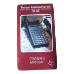 Picture of Vintage Technology Prop Store   Office Equipment   Calculators   Texas Instruments SR-40